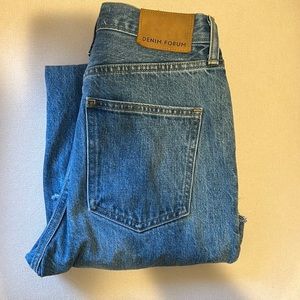 Denim Forum Farrah Wide Leg Jeans